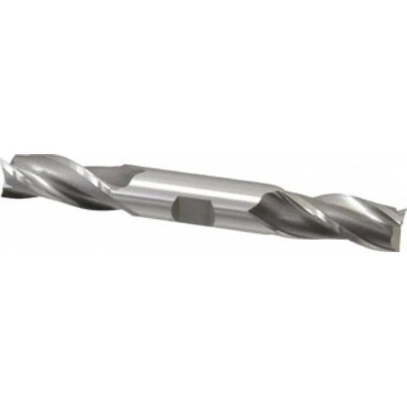 OSG 5/8, 1-3/8 LOC, 5/8 Shank Diam, 5 OAL, 3 Flute, Cobalt Square End Mill Double End, Uncoated, Spiral Flute, 30 Hel...